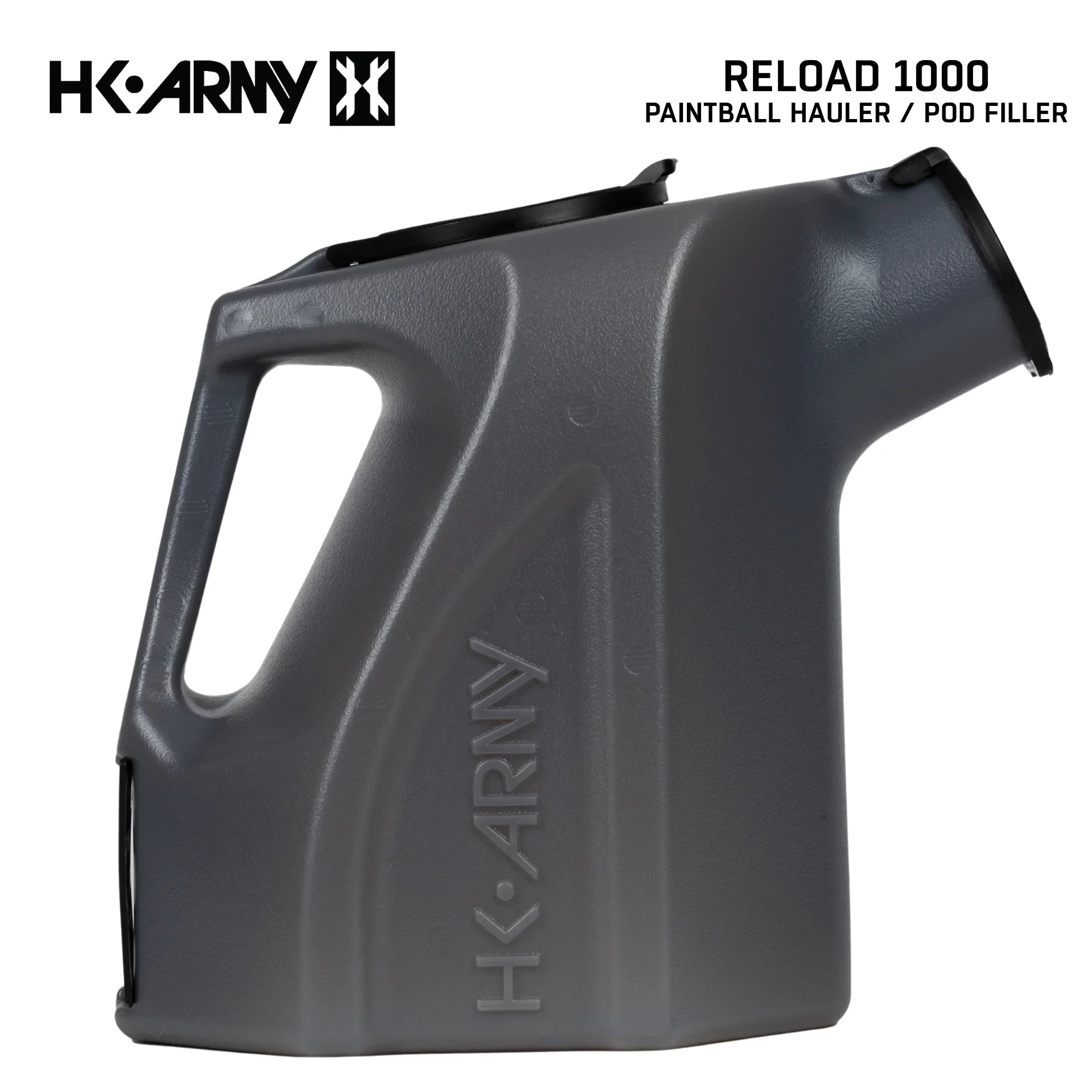 HK Army Reload 1000 round paintball hauler pod filler dark smoke