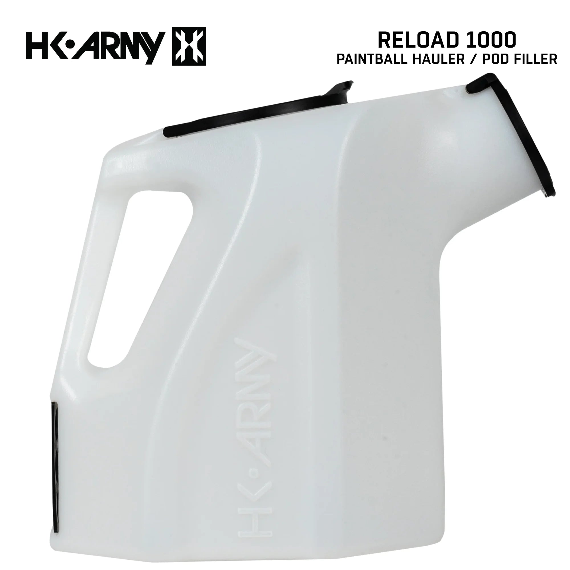 HK Army Reload 1000 round paintball hauler pod filler clear