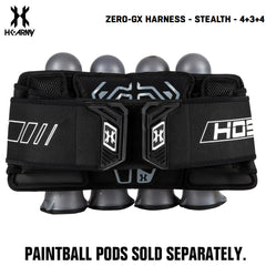 HK Army Zero-GX Paintball Harness Pod Pack - Stealth - 4+3+4