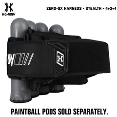 HK Army Zero-GX Paintball Harness Pod Pack - Stealth - 4+3+4
