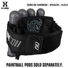 HK Army Zero-GX Paintball Harness Pod Pack - Stealth - 4+3+4