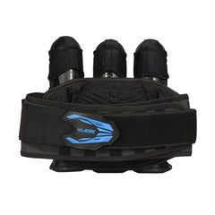 CLEARANCE HK Army Zero G 2.0 3+2 Paintball Harness Pod Pack - Black / Blue