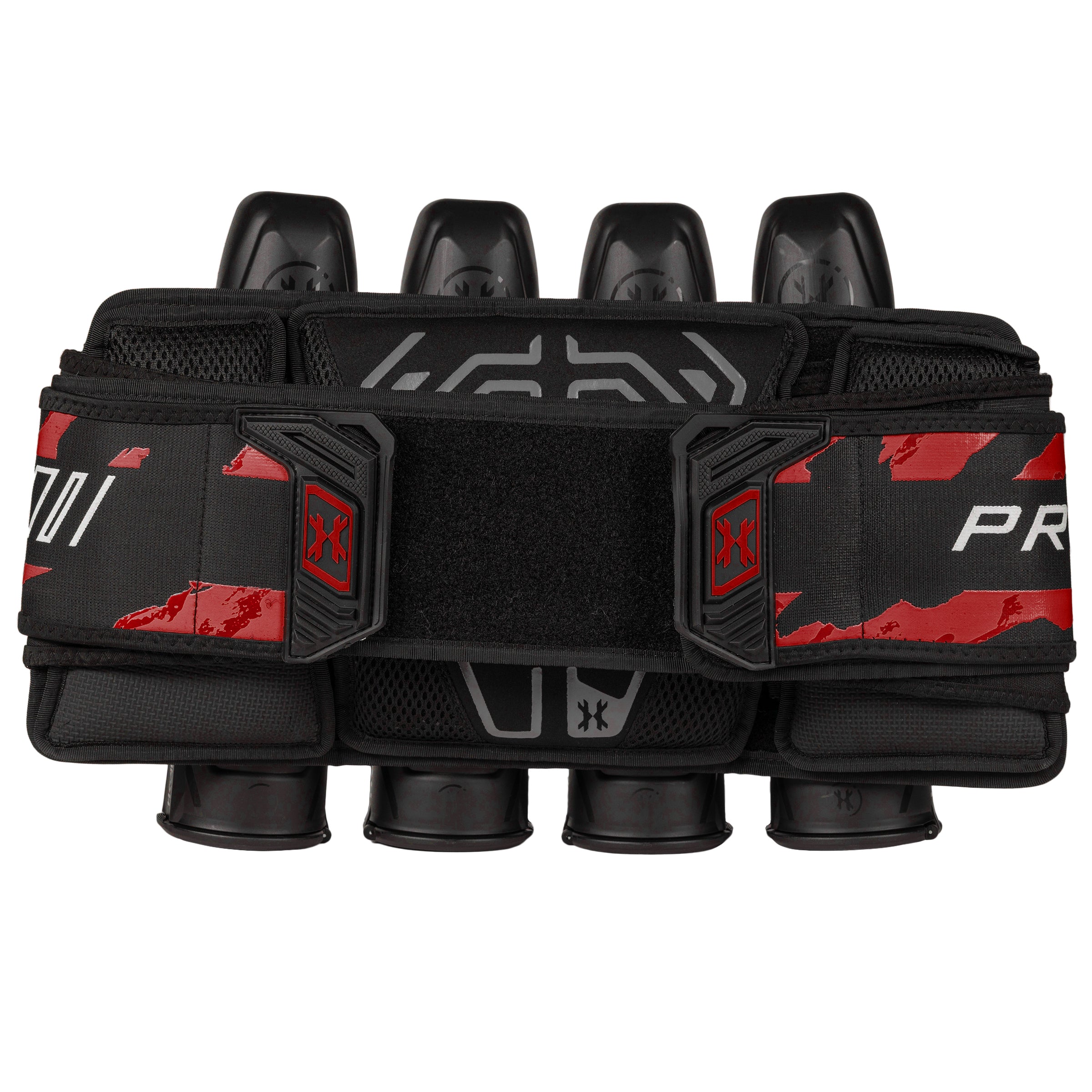 HK Army ZERO-GX Harness Pod Pack 3+2 4+3 5+4 std config, pod pack harness, stable waist fit, for bunker moves, profile detail
