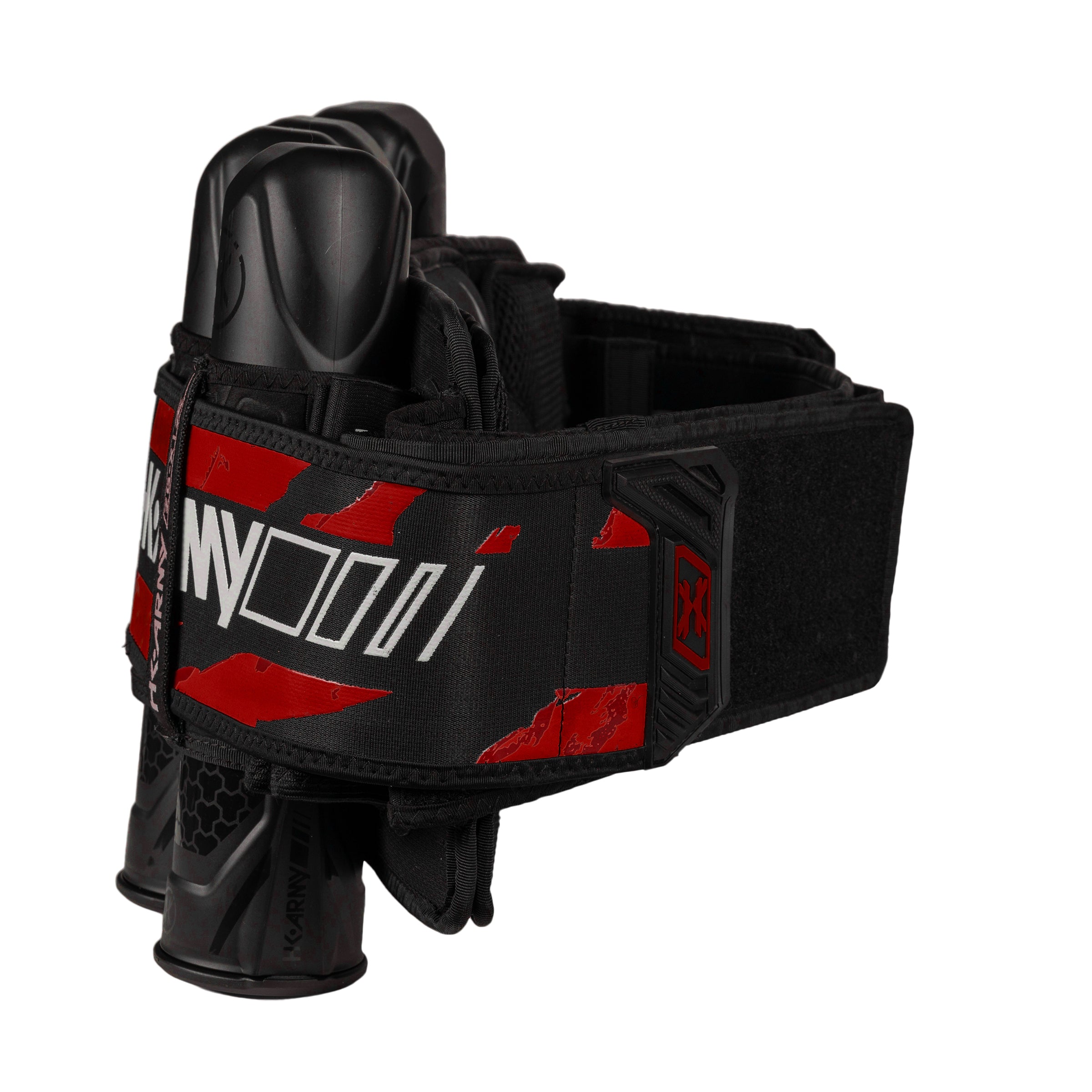 HK Army ZERO-GX Harness Pod Pack 3+2 4+3 5+4 std config, pod pack harness, balanced pod storage, for speedball, close detail