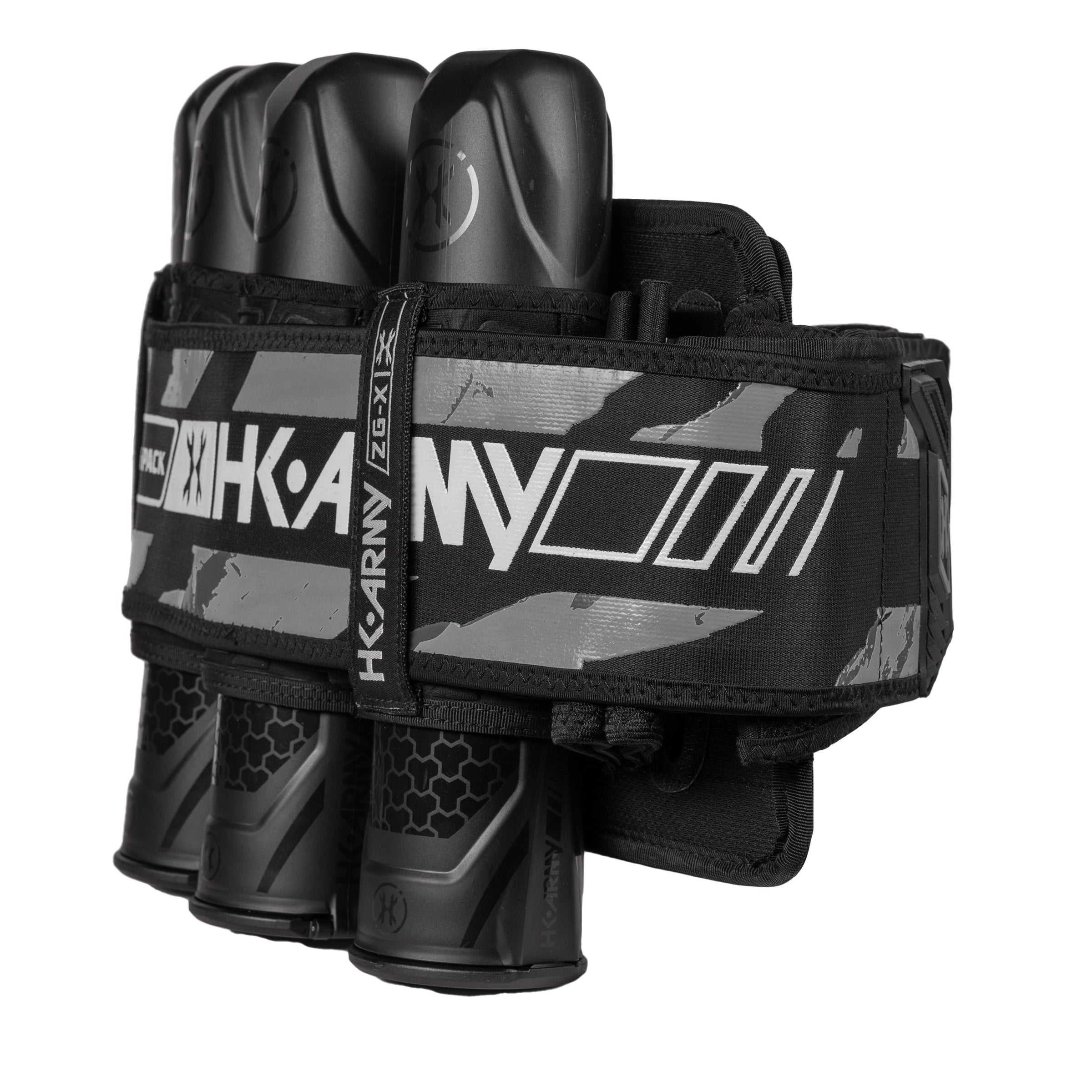 HK Army ZERO-GX Harness Pod Pack 3+2 4+3 5+4 std config, pod pack harness, quick pod access, for speedball, setup view