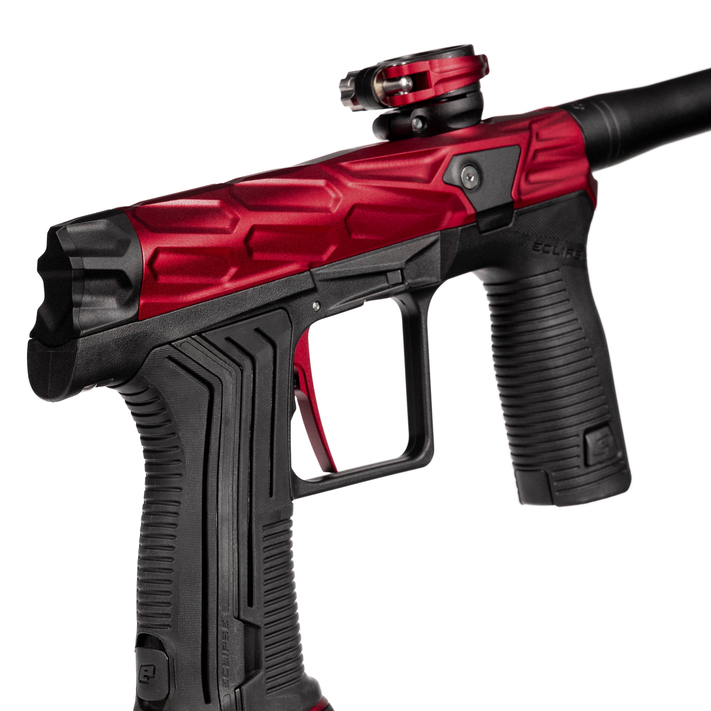 HK Army x Planet Eclipse ETHA3 MTL Hive Scorch Electronic Gun std config, marker, ready to play feel, for woodsball play, side profile