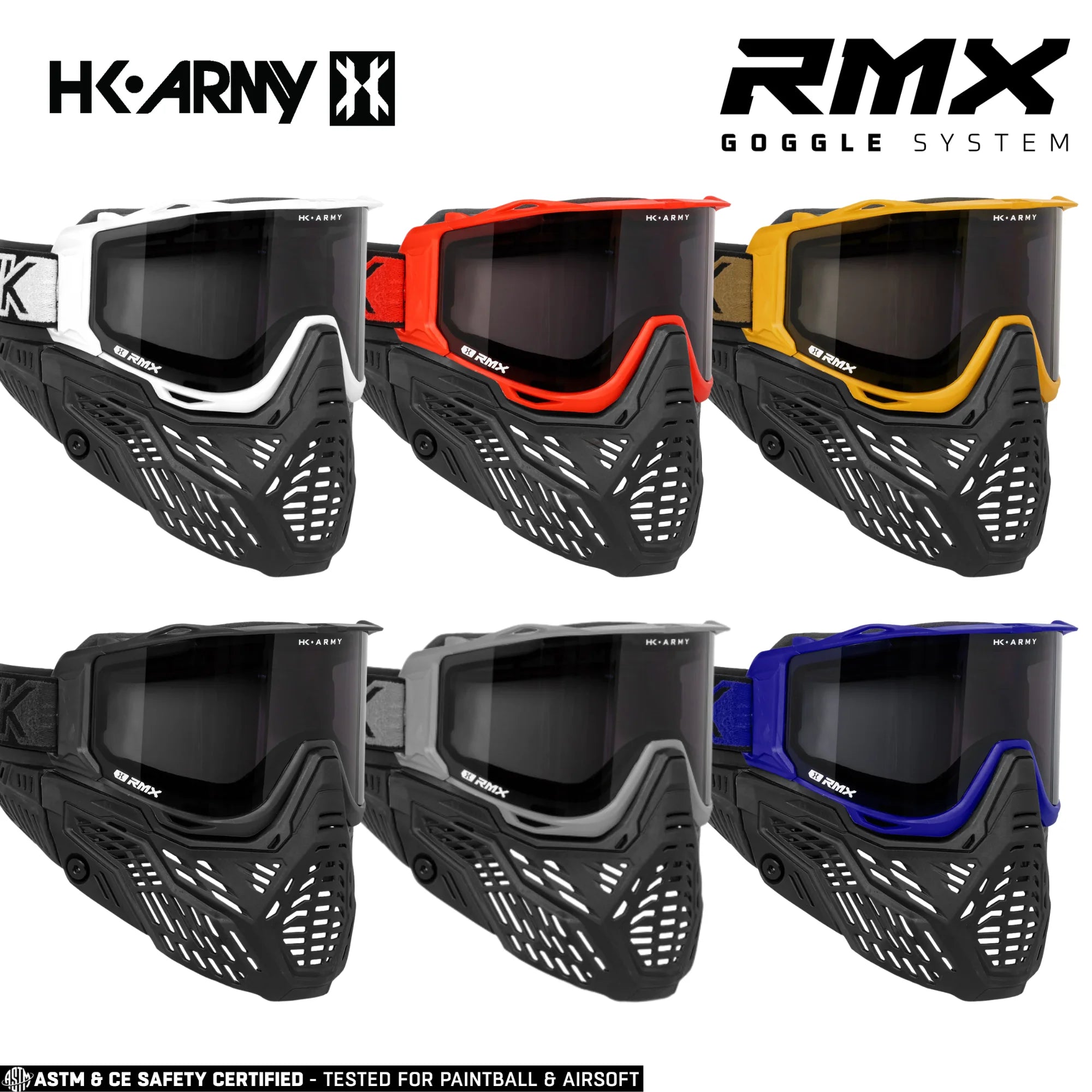 HK Army RMX Thermal Anti-fog Paintball Mask Goggle System