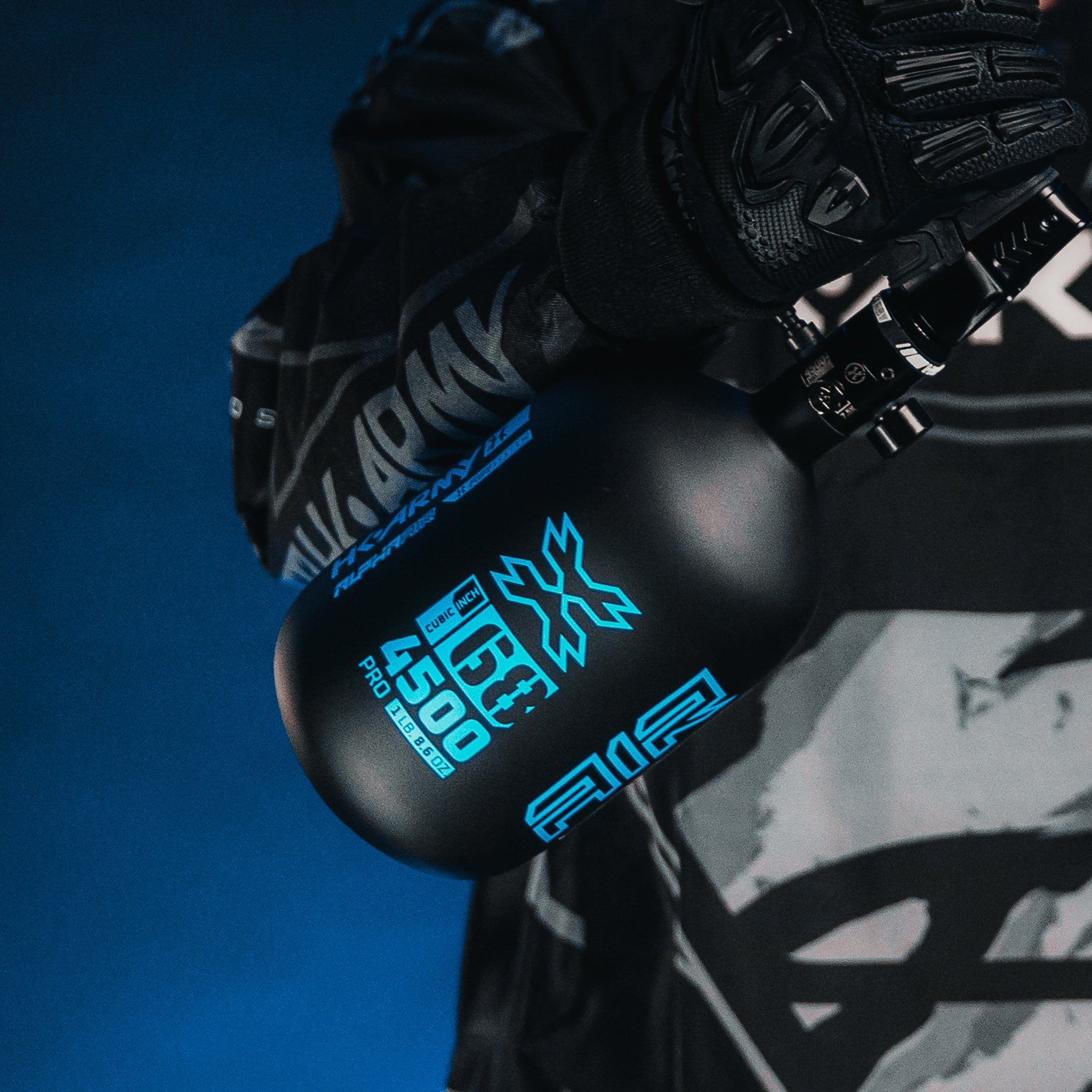 HK Army Alpha Air 68ci 4500 PSI Carbon Fiber Tank Bottle w/ HP8 Regulator - Abyss