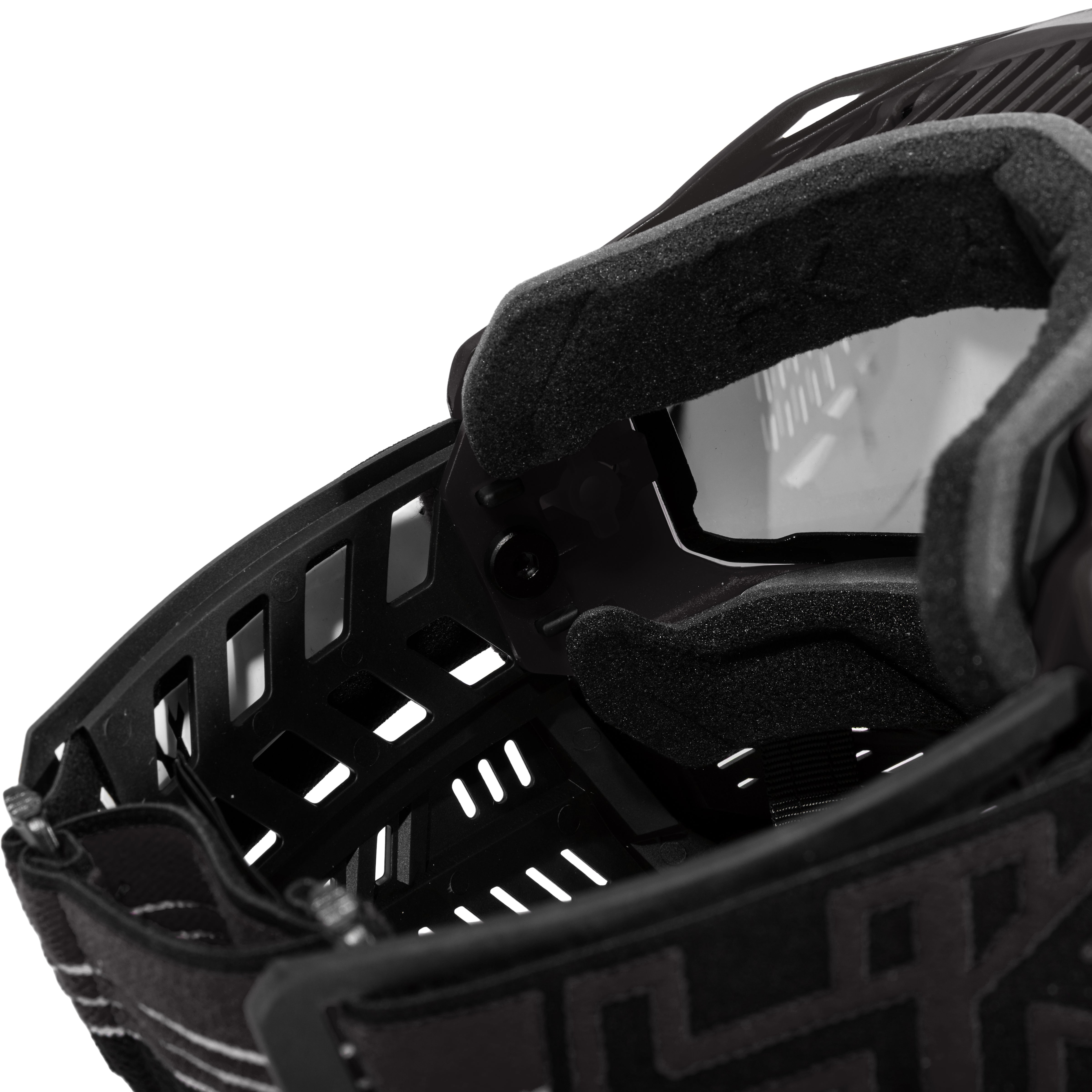 HK Army RMX Paintball Mask Goggle System Black interior foam detail