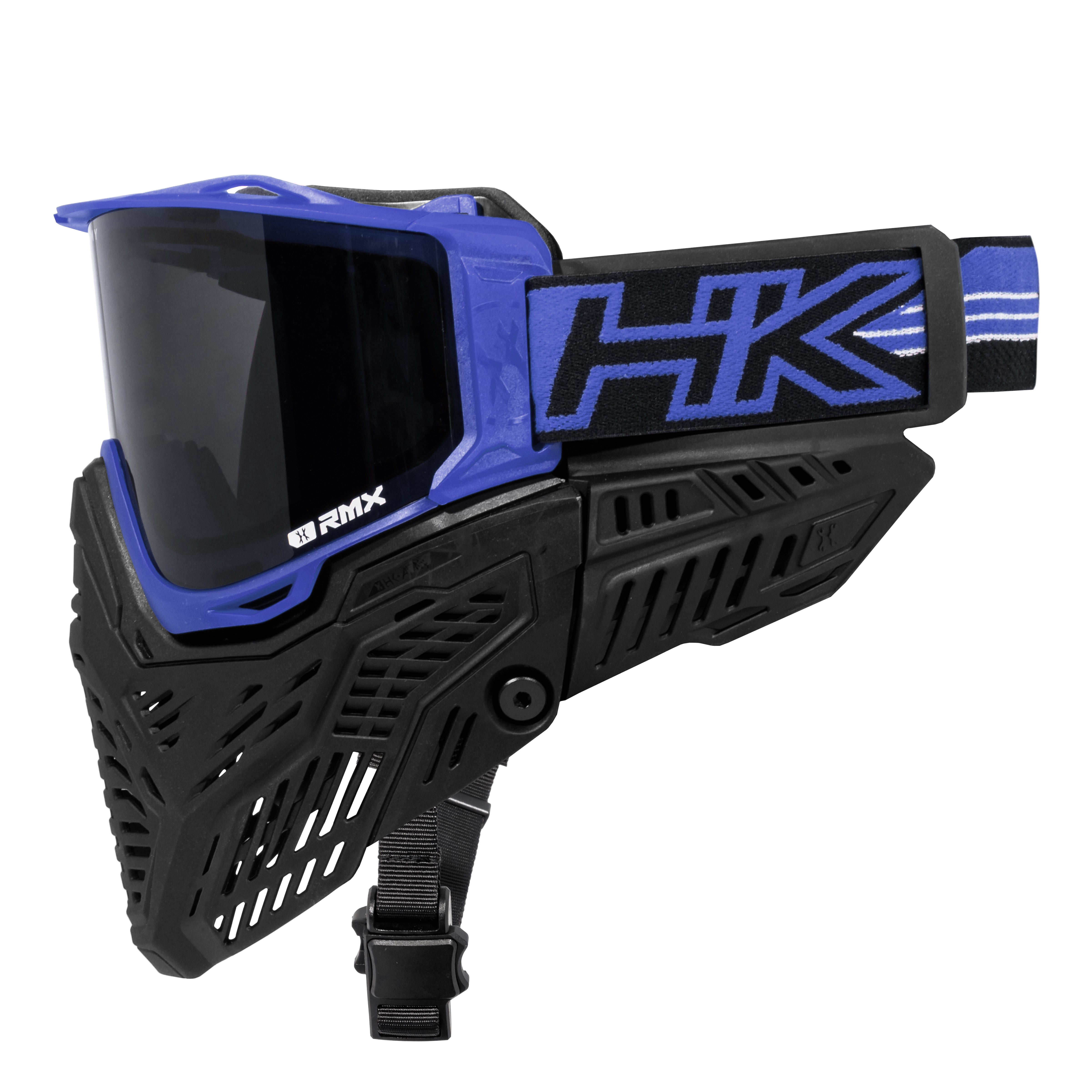 HK Army RMX Paintball Mask Goggle System Blue side view