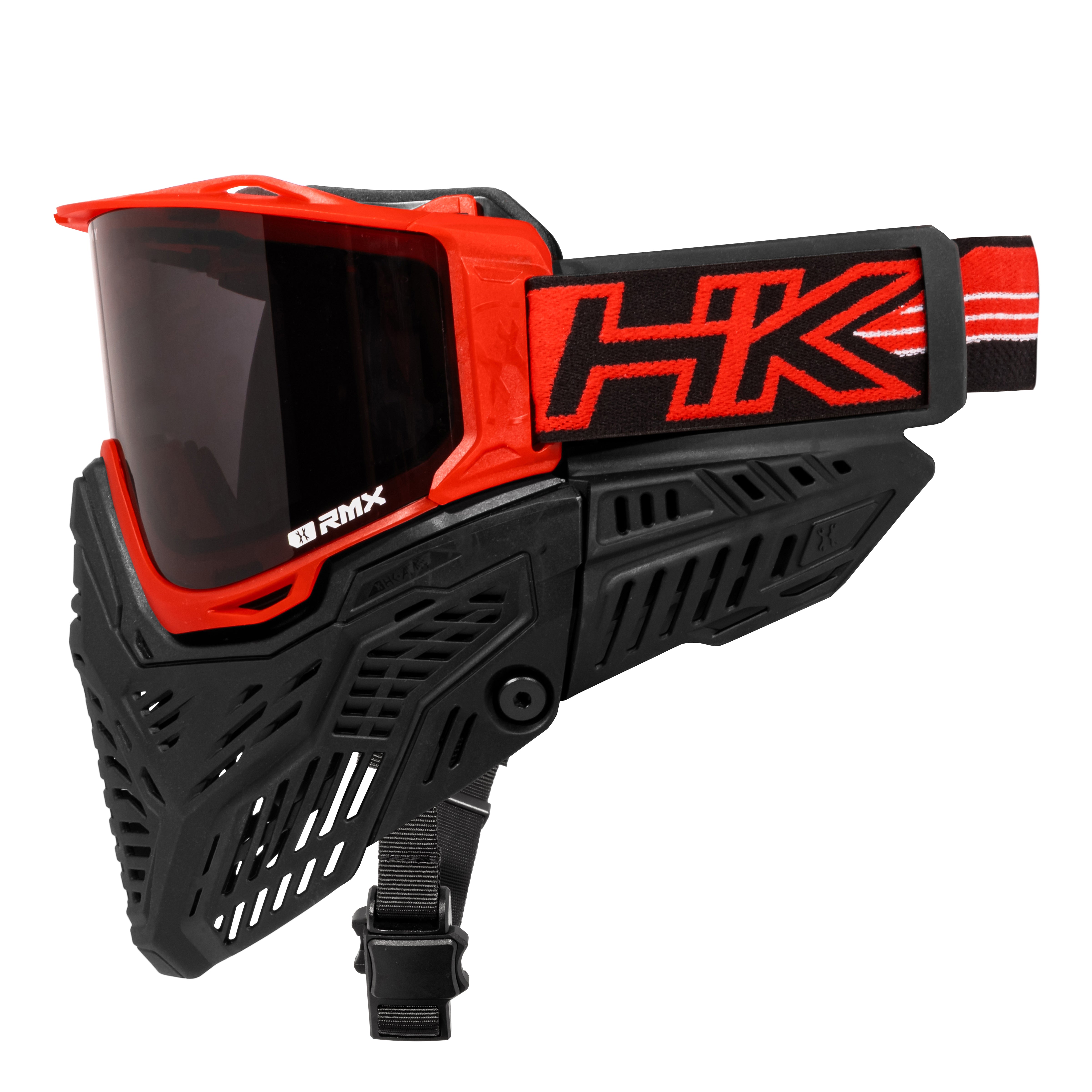 HK Army RMX Paintball Mask Goggle System Red side view
