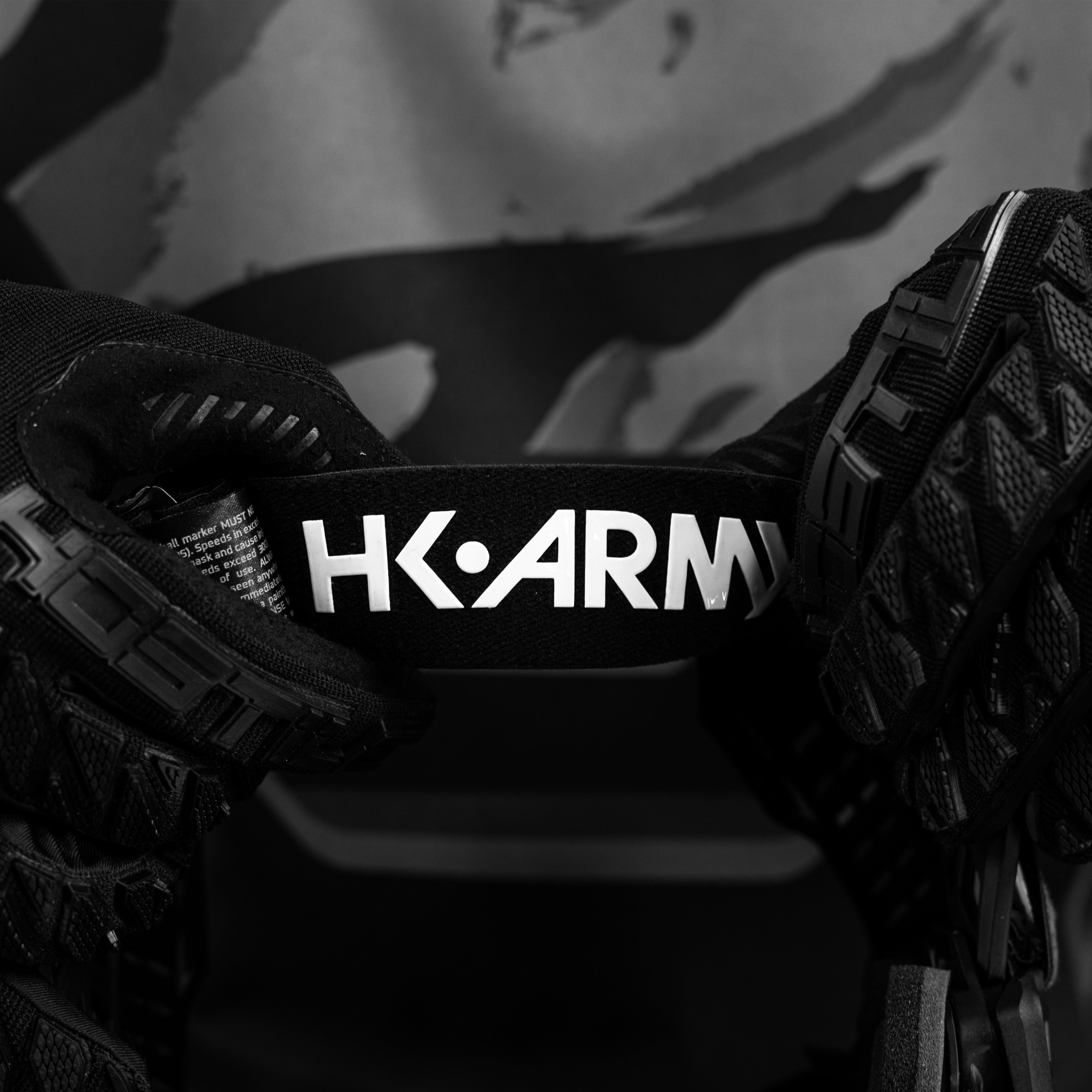 HK Army RMX Paintball Mask Goggle System System silicone strap detail