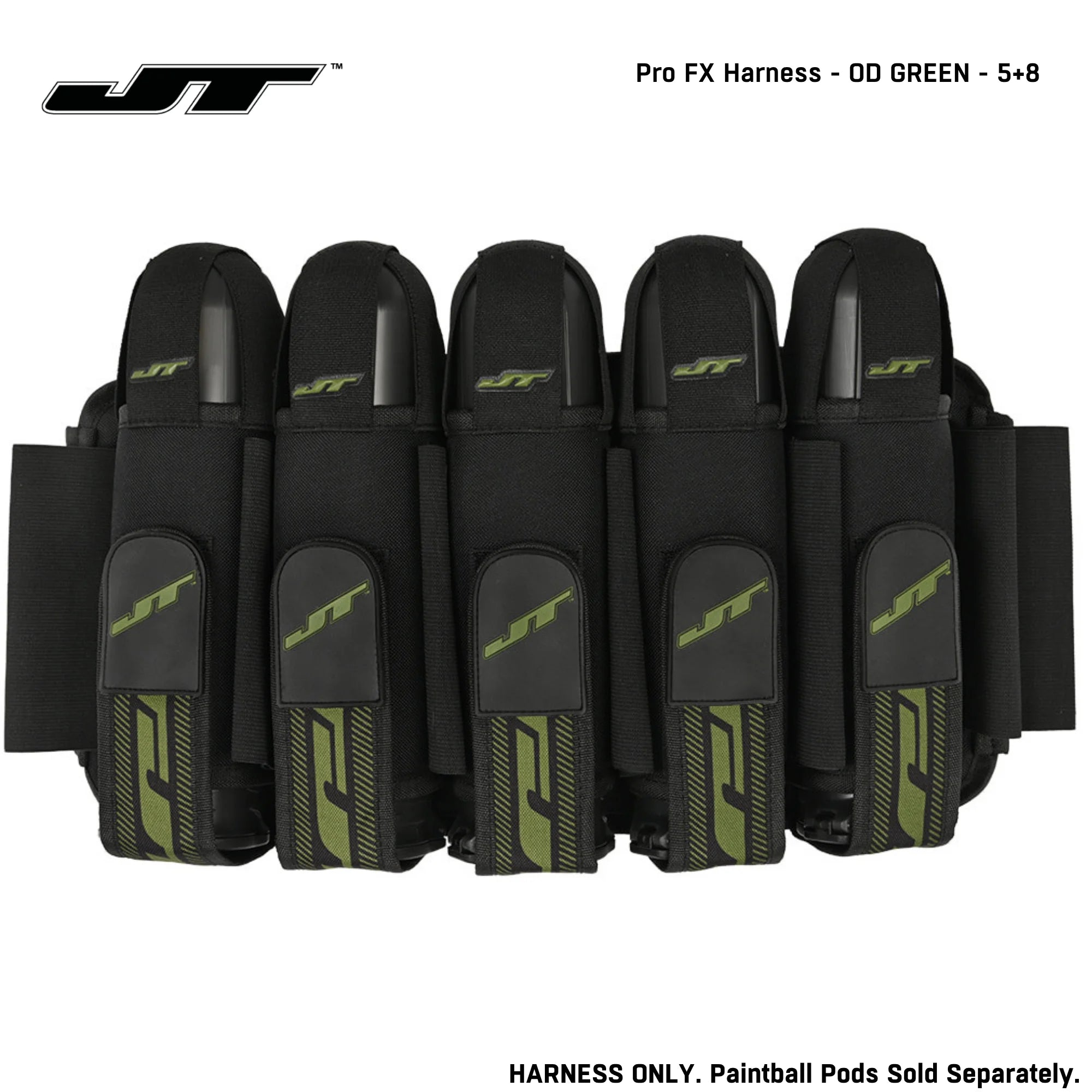 JT FX Paintball Harness Pod Pack | 4+7 & 5+8 Pod Capacity