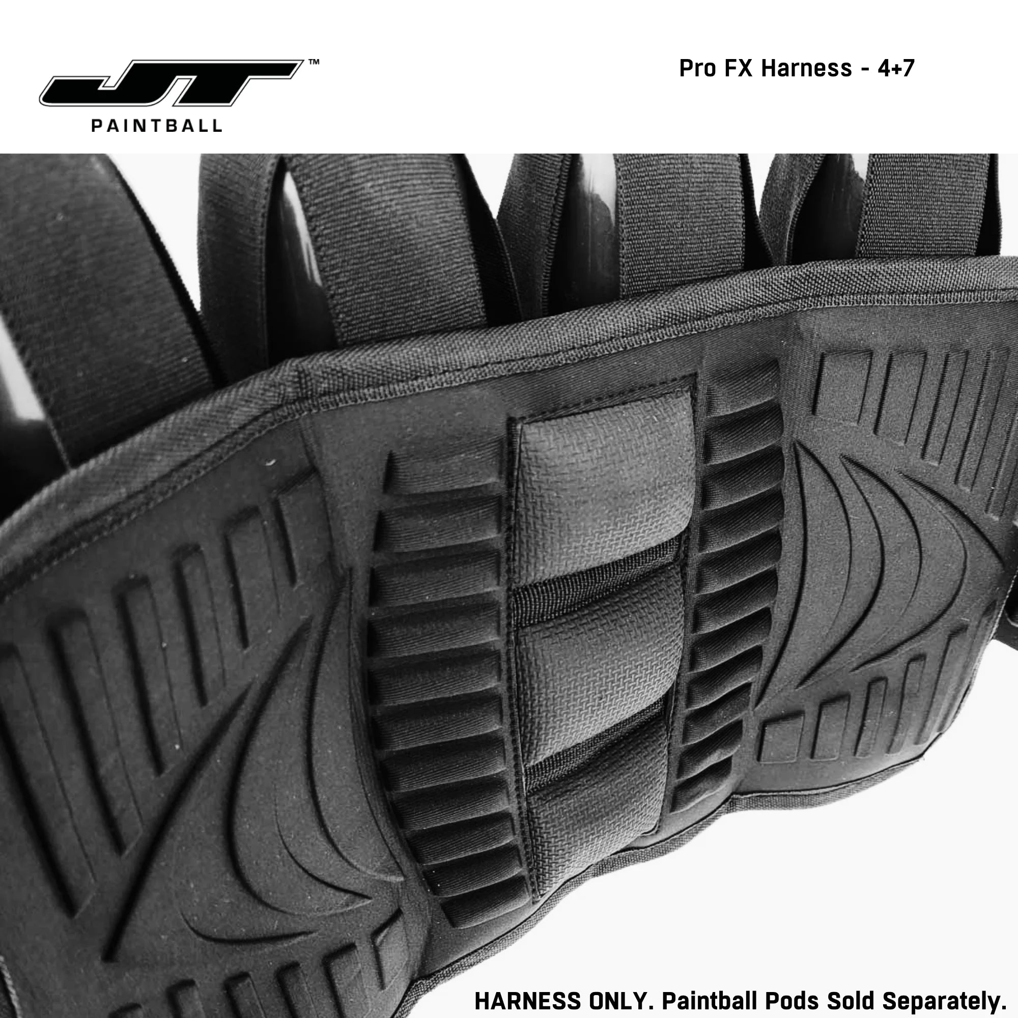 JT FX Paintball Harness Pod Pack | 4+7 & 5+8 Pod Capacity
