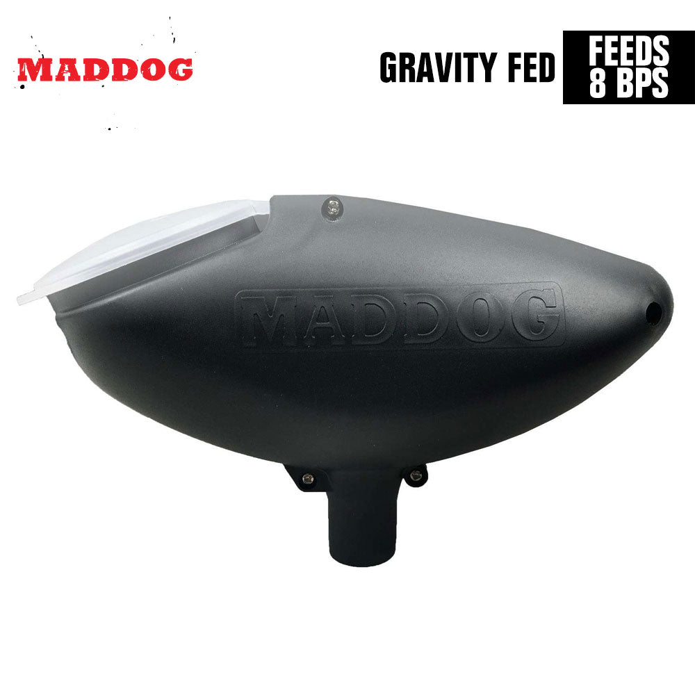 Maddog 200 Round Paintball Hopper Loader - Black