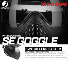 CLEARANCE Maddog Dye SE Special Edition Thermal Anti-Fog Paintball Mask Goggle - Smoke | USED
