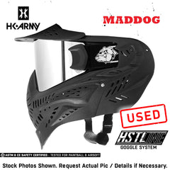 CLEARANCE Maddog HK Army HSTL Goggle Paintball Airsoft Mask with Anti Fog Thermal Lens | CLEAR SMOKE FIRE ICE GOLD CHROME | USED