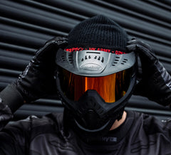 CLEARANCE Maddog HK Army HSTL Goggle Paintball Airsoft Mask with Anti Fog Thermal Lens | CLEAR SMOKE FIRE ICE GOLD CHROME | USED