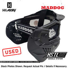CLEARANCE Maddog HK Army HSTL Goggle Paintball Airsoft Mask with Anti Fog Thermal Lens | CLEAR SMOKE FIRE ICE GOLD CHROME | USED