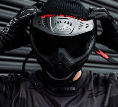 CLEARANCE Maddog HK Army HSTL Goggle Paintball Airsoft Mask with Anti Fog Thermal Lens | CLEAR SMOKE FIRE ICE GOLD CHROME | USED