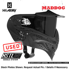 CLEARANCE Maddog HK Army HSTL Goggle Paintball Airsoft Mask with Anti Fog Thermal Lens | CLEAR SMOKE FIRE ICE GOLD CHROME | USED
