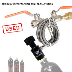 CLEARANCE Used Maddog Paintball CO2 Fill Station, CO2 Dual Valve Bottle Refill Station for 12oz, 16oz, 20oz, + CO2 Tanks