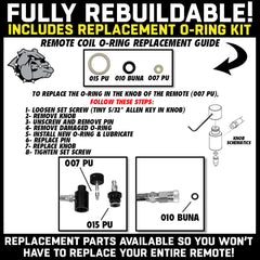 CLEARANCE Maddog Quick Disconnect Paintball Tank Remote Coils - High Pressure Air (HPA) & CO2 | USED But NOT Abused