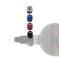 Maddog HPA Tank Fill Nipple Protector Black color, accessory, durable field use, for gear bags, hero view