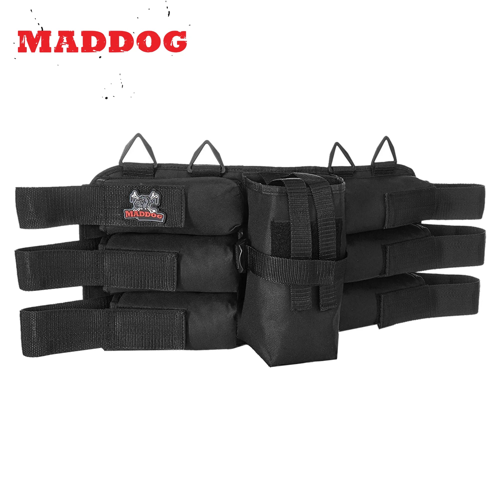 Maddog Paintball Harness Pod Belt – 4+1 | 6+1 Configurations