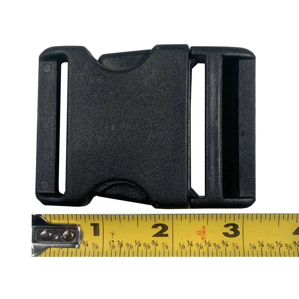 Maddog Harness Replacement Part - Buckle [Male and std config, pod pack harness, quick pod access, for bunker moves, side profile