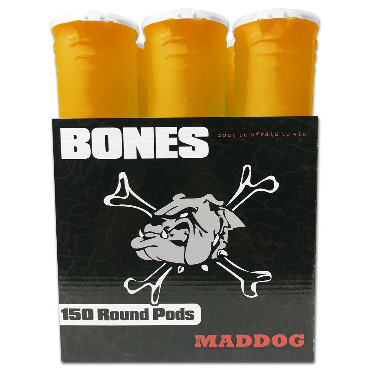 Maddog 150 Round BONES Paintball Pods Maddog