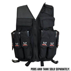 CLEARANCE Maddog Tactical Paintball Attack Vest - Black