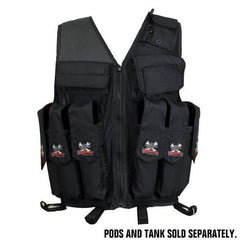 CLEARANCE Maddog Tactical Paintball Attack Vest - Black