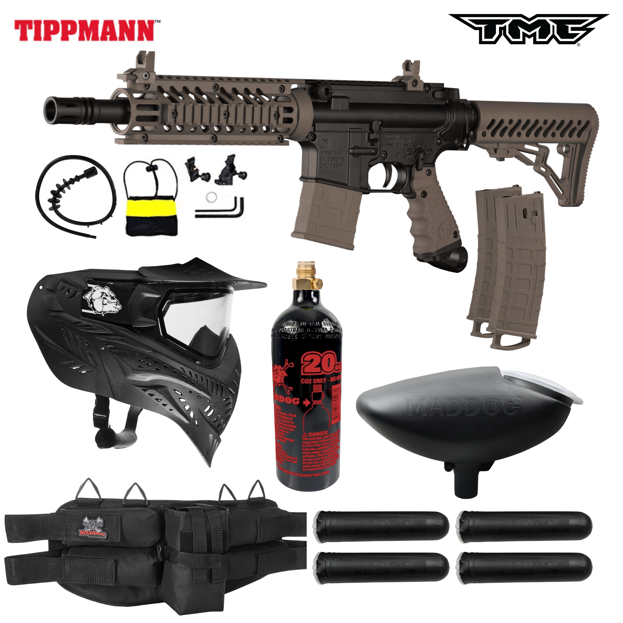 Tippmann TMC MagFed Paintball Gun Packages (All-In-One Kits)