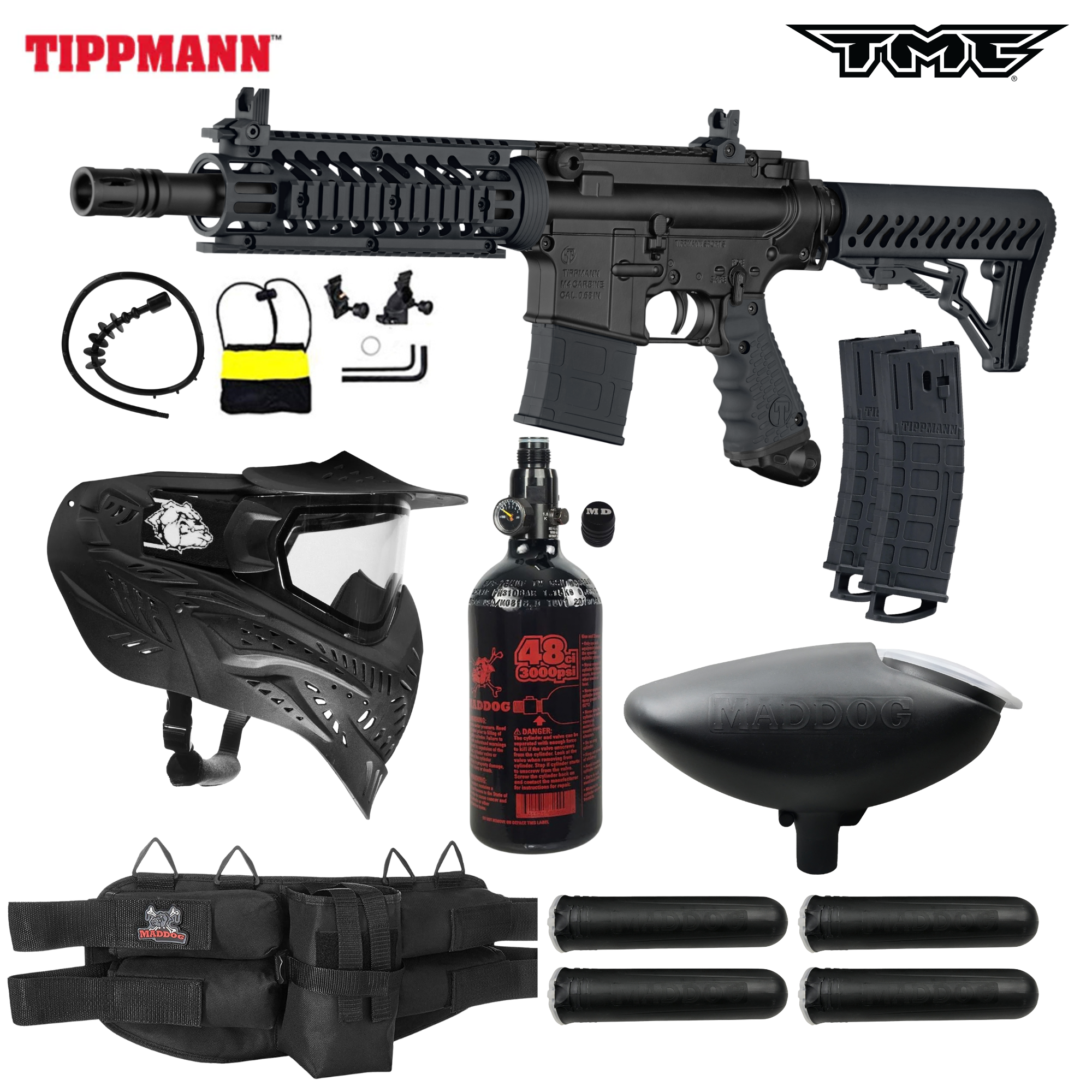 Tippmann TMC MagFed Paintball Gun Packages (All-In-One Kits)