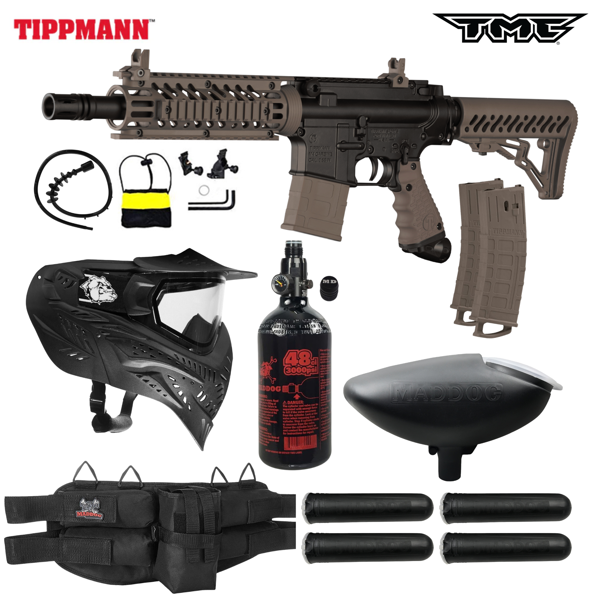 Tippmann TMC MagFed Paintball Gun Packages (All-In-One Kits)