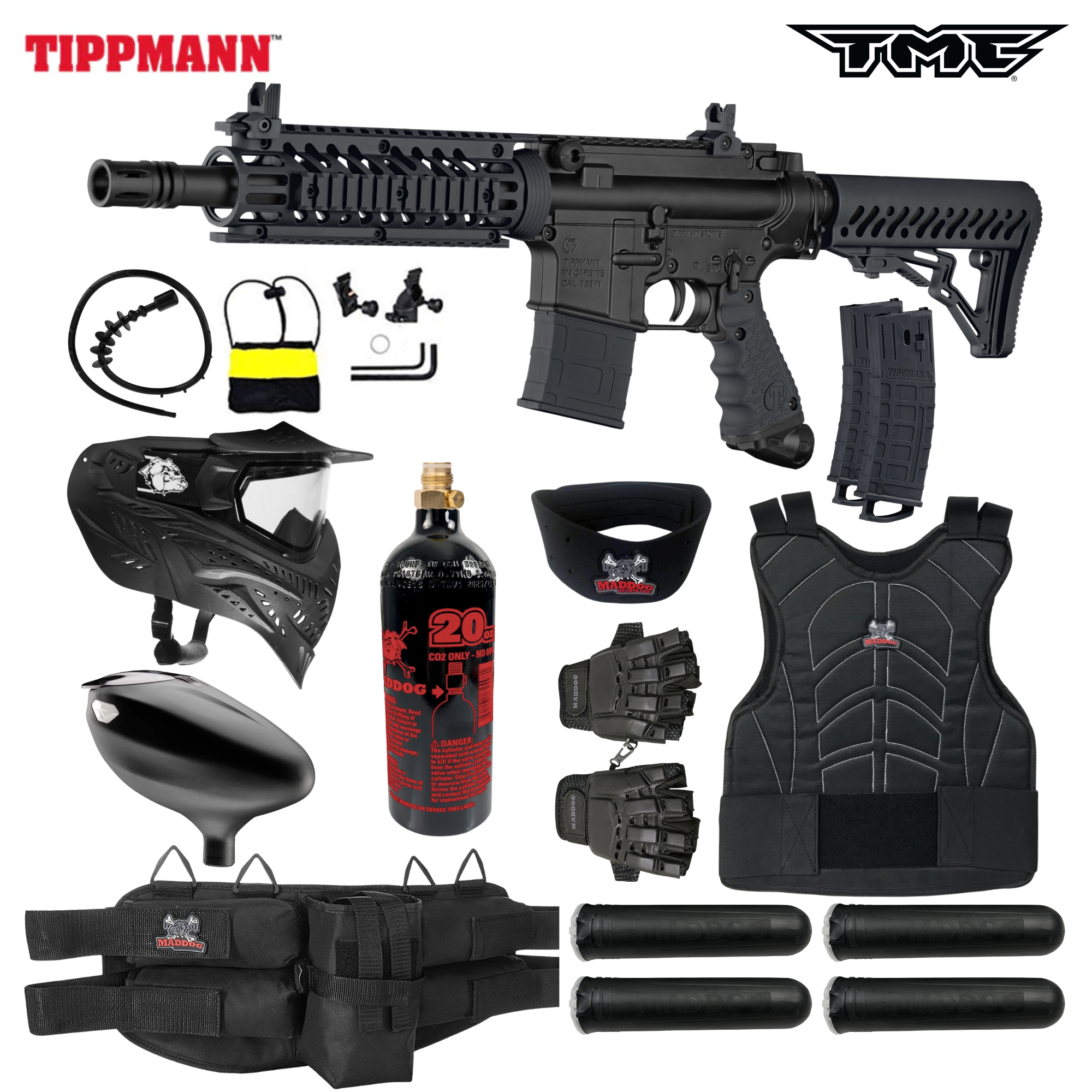 Tippmann TMC MagFed Paintball Gun Packages (All-In-One Kits)
