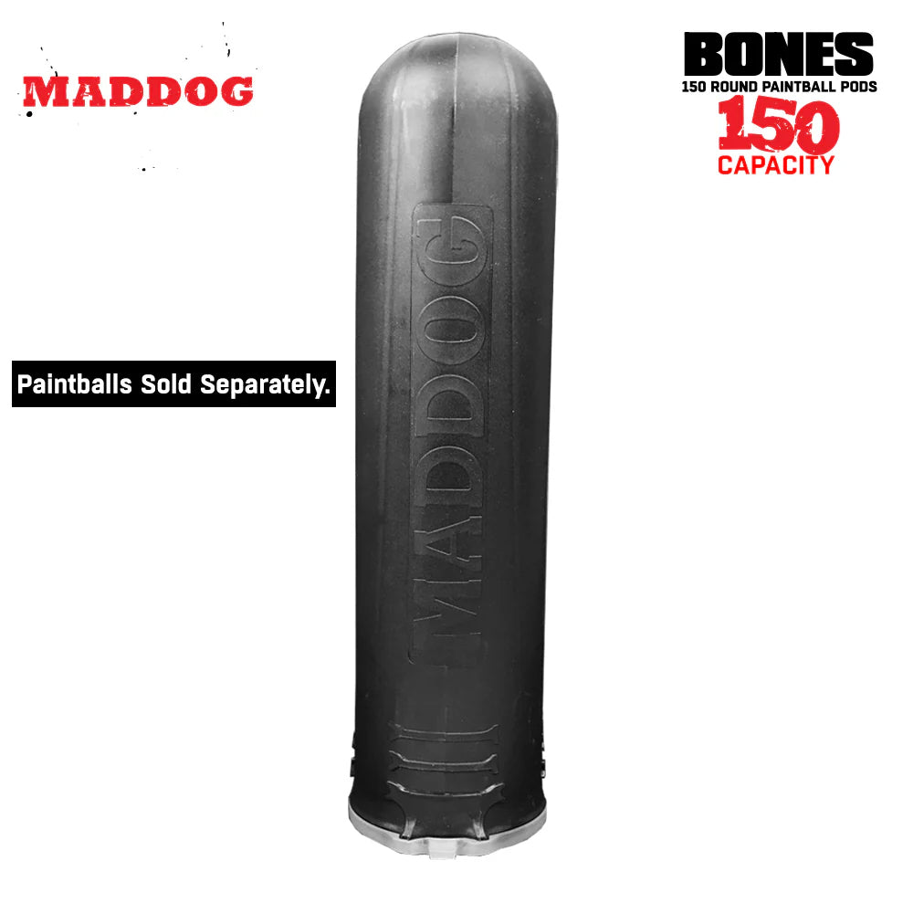 Maddog 150 Round BONES Paintball Pods | SINGLE