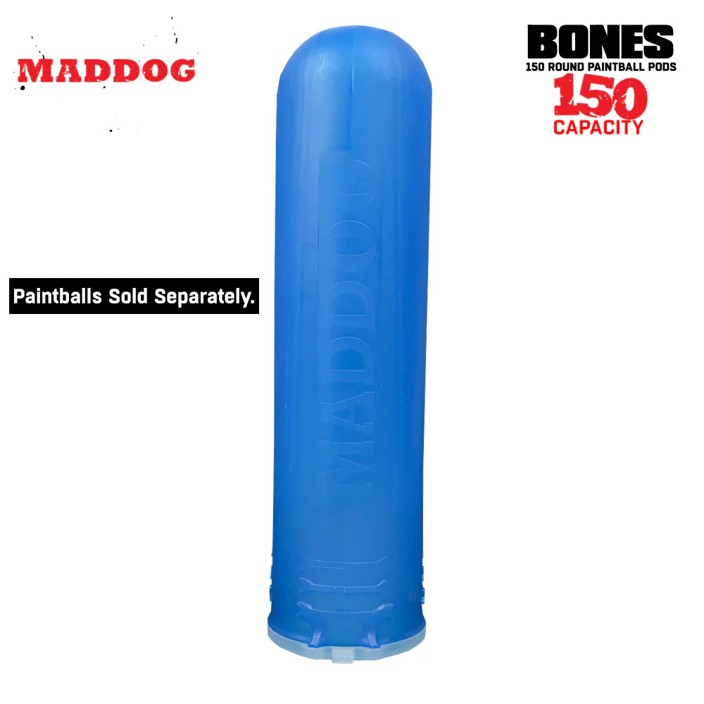 Maddog 150 Round BONES Paintball Pods | SINGLE