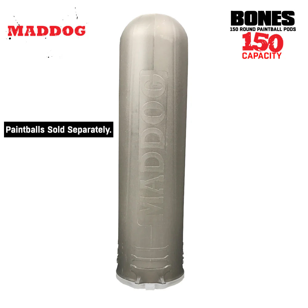 Maddog 150 Round BONES Paintball Pods | SINGLE