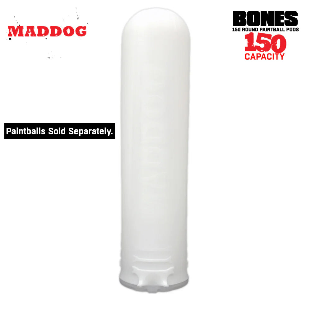 Maddog 150 Round BONES Paintball Pods | SINGLE