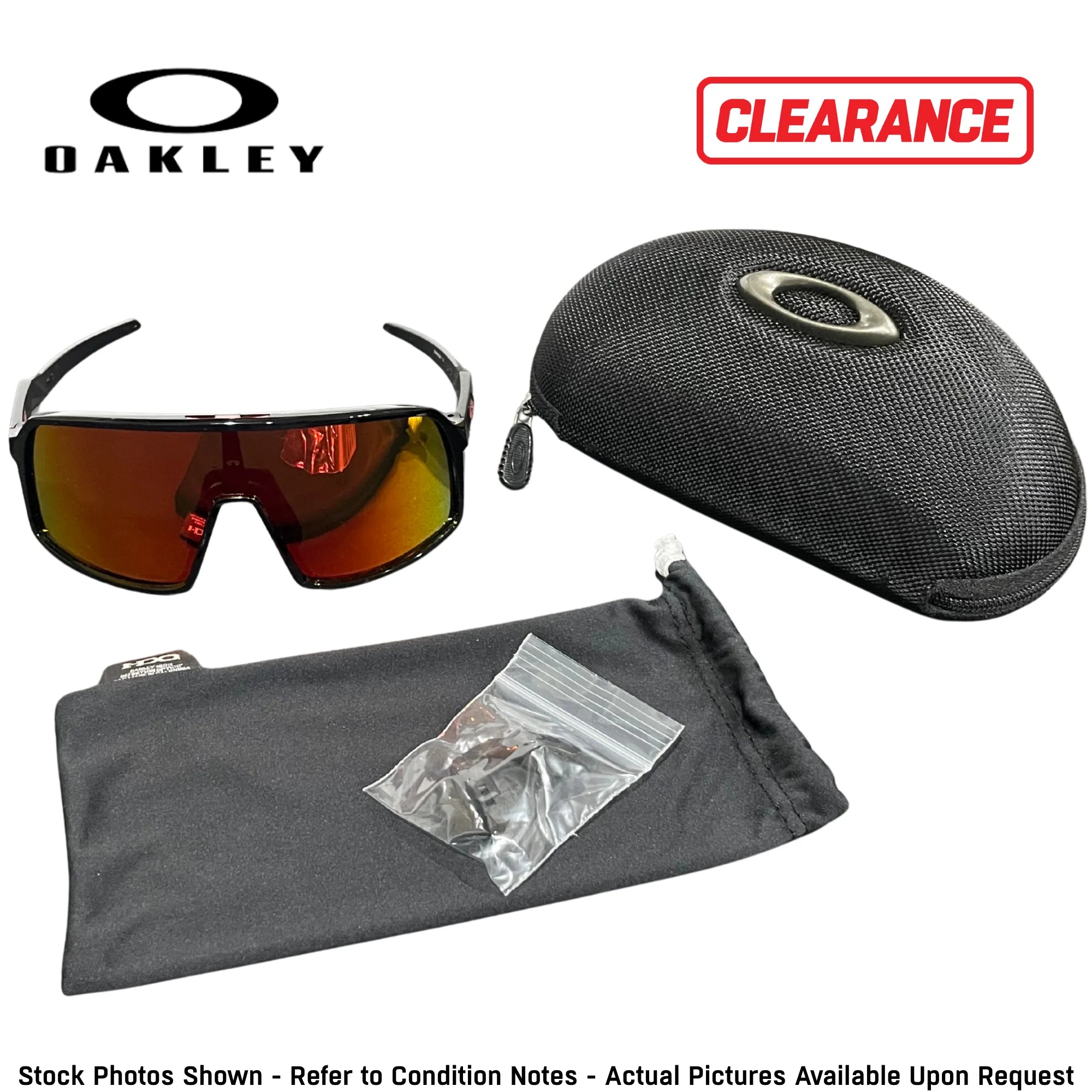 CLEARANCE Oakley Sutro Sunglasses with Polished Black Frame and Prizm Black Lenses
