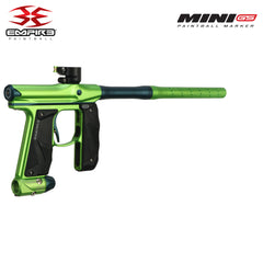 Empire Mini GS Paintball Gun - Dust Cadmium Green / Admiral Blue 2-pc Barrel