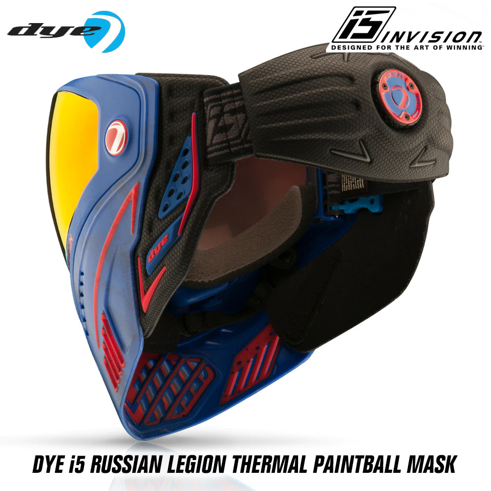 DYE i5 Thermal Paintball Mask With GSR Pro Strap