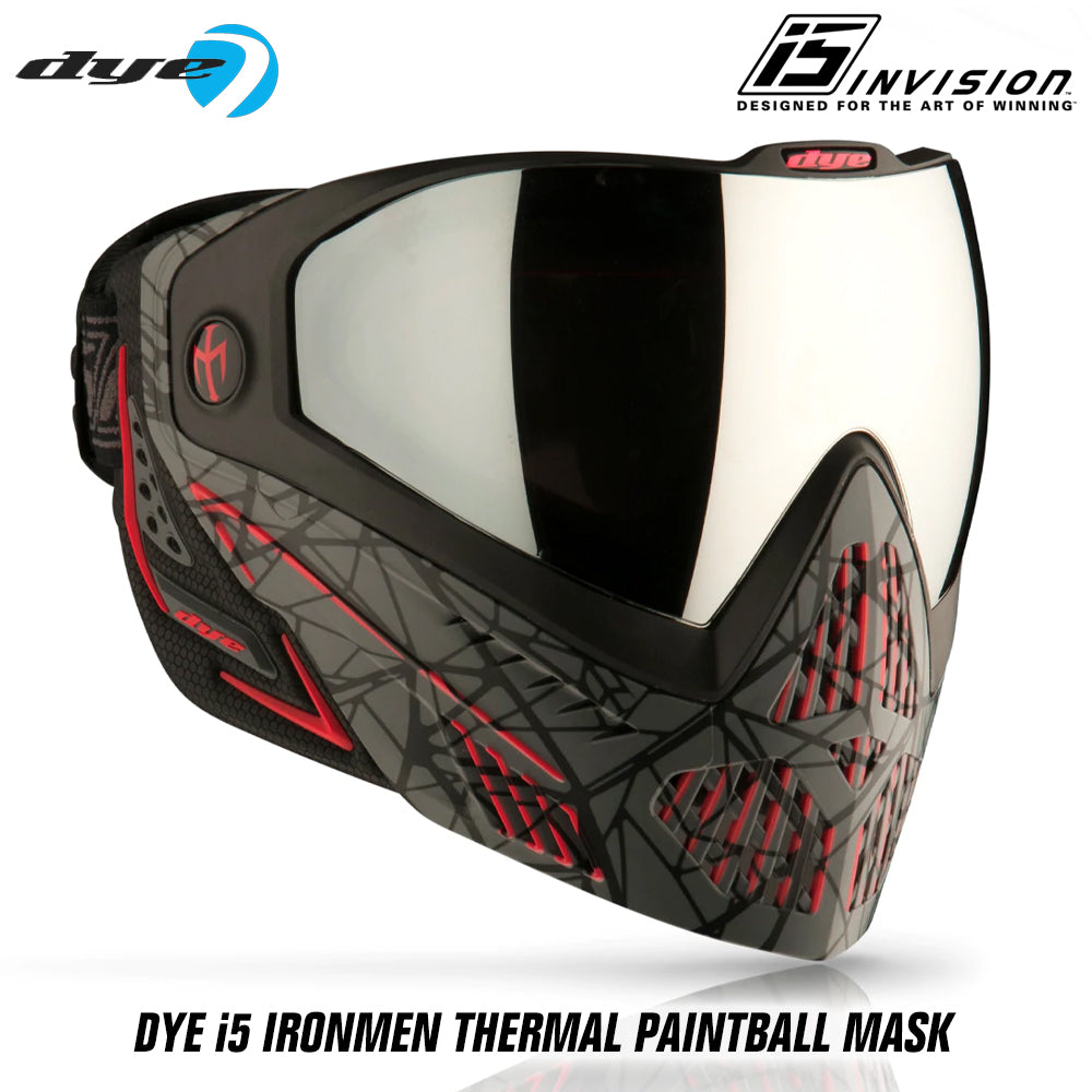 DYE i5 Thermal Paintball Mask With GSR Pro Strap