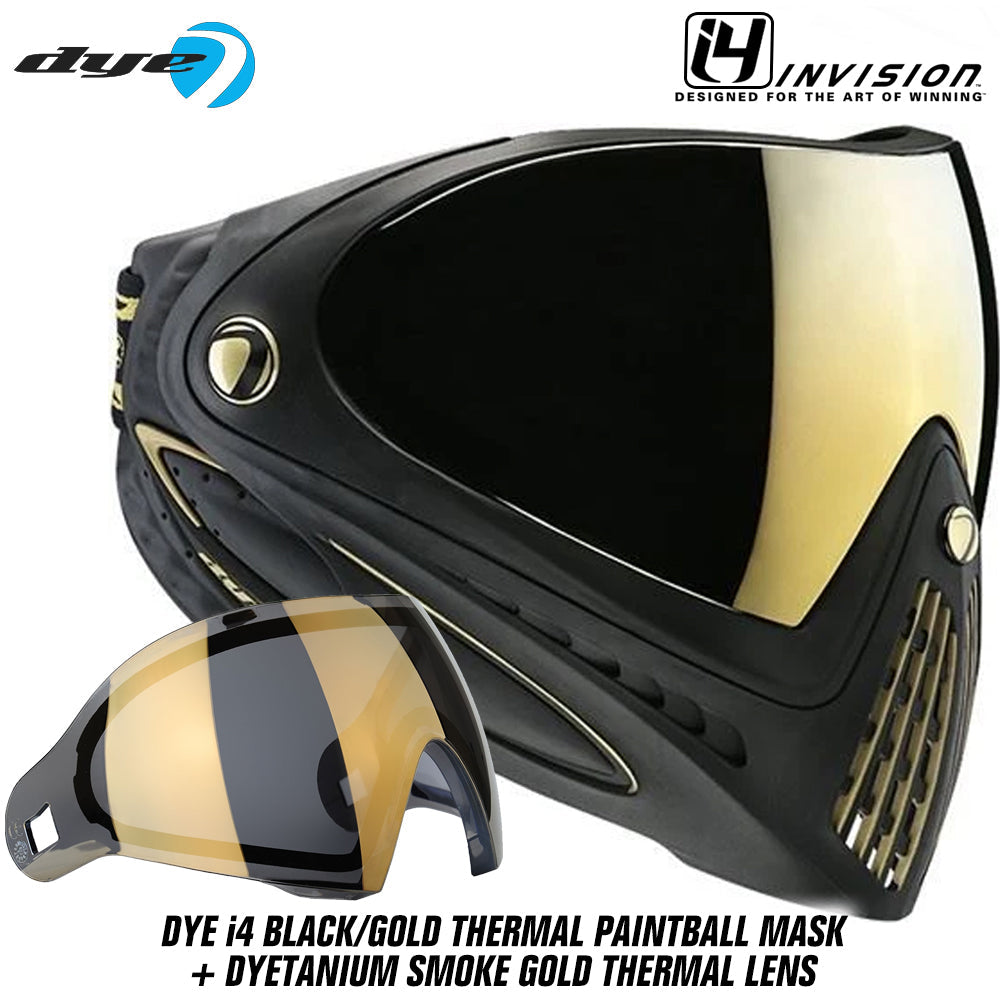 Dye I4 Thermal Paintball Mask Goggles + Thermal Lens Options
