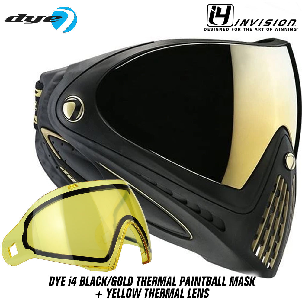 Dye I4 Thermal Paintball Mask Goggles + Thermal Lens Options
