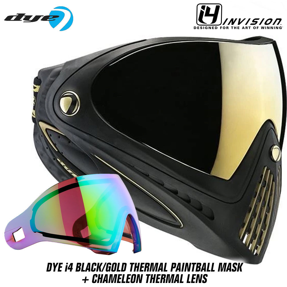 Dye I4 Thermal Paintball Mask Goggles + Thermal Lens Options