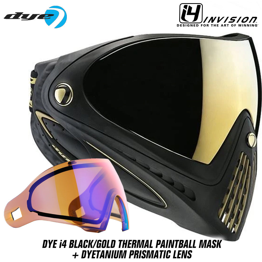 Dye I4 Thermal Paintball Mask Goggles + Thermal Lens Options