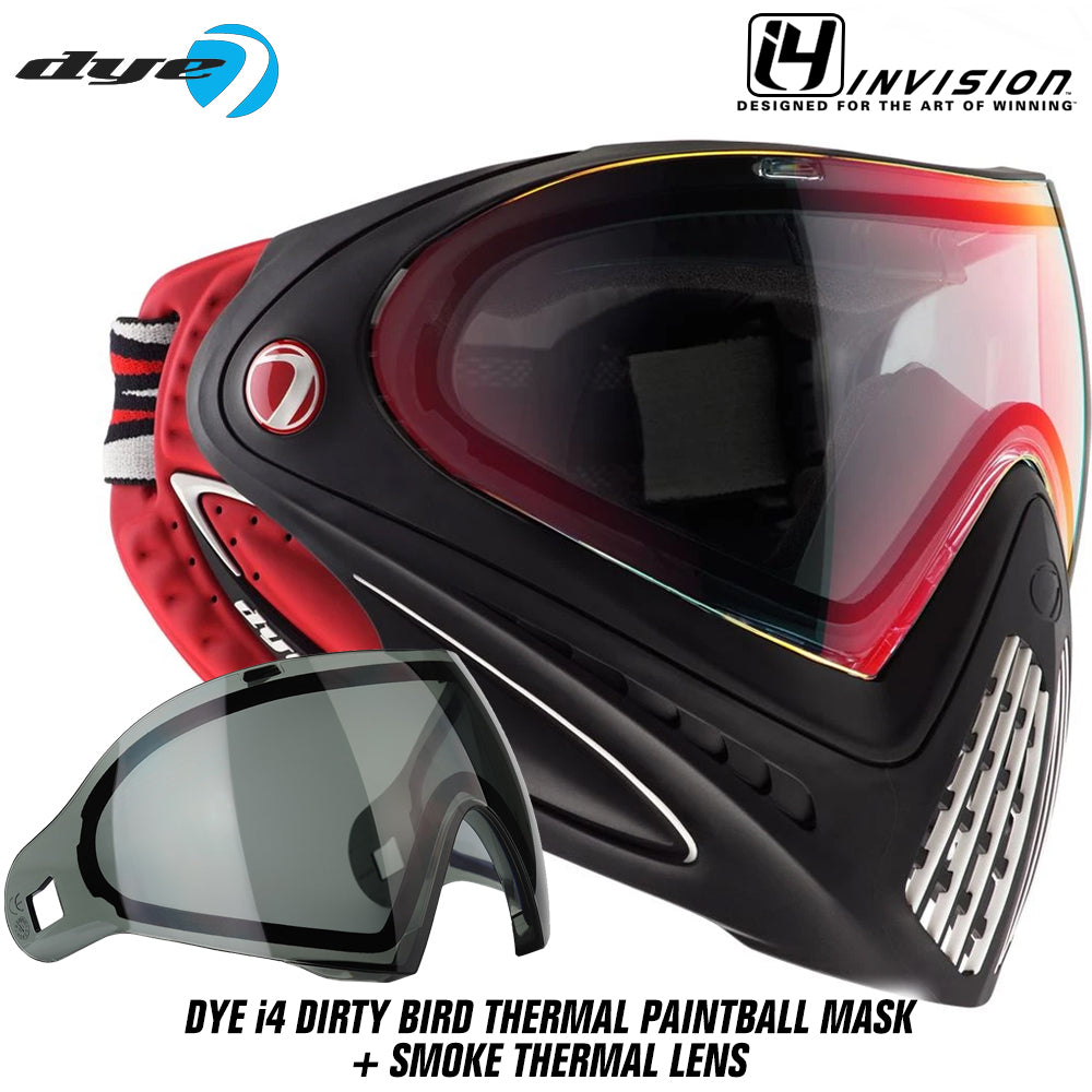 Dye I4 Thermal Paintball Mask Goggles + Thermal Lens Options